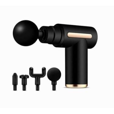 Imagem de Massageador Elétrico Profissional Muscular Pistola de Massagem Recarregável Super Relaxante e Miofascial Ideal para Atletas e Praticantes de Esportes Acompanha 4 Ponteiras Removíveis e Possui Variação de Velocidades Cores Variadas Premium