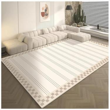 Imagem de SPXMQSS Tapete de área grande, resistente ao desgaste, lavável para quarto, resistente à sujeira, sala de estar, antiderrapante, para sala de estar, sala de jantar, quarto, escritório A 200 x 300 cm
