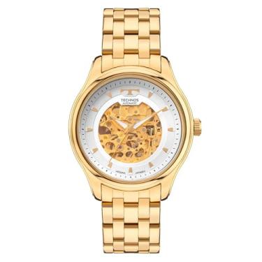 Imagem de Relógio TECHNOS masculino automático dourado 8N24AR/1K