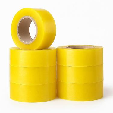 Imagem de Kit 7 Fitas Adesiva Larga Durex Transparente 250m Embalagem Fechamento Caixa Uso Geral Resistente