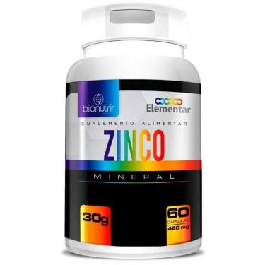 Imagem de Zinco 480mg (60 Caps) - Padrão: único
