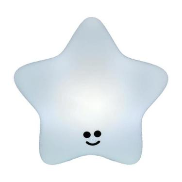 Imagem de Luminária Estrela Branca Quarto do Bebê Abajur Decoração Presente Meni