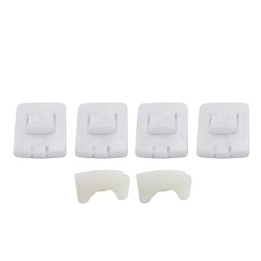 Imagem de Kit de 6 pinos assento Runner Clips corrida do cinto segurança deslizamento substituição para Golf MK1 MK2 MK3 Corrado Scirocco Caddy Pickup