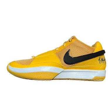 Imagem de Nike Tênis de basquete masculino Ja 1, Branco/Preto/Amarillo, 41