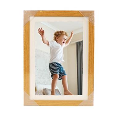 Imagem de Quadro de Madeira Arte Molduras Fotos Infantil Flip DIY Mesa Caixa Armazenamento Pintura a Óleo