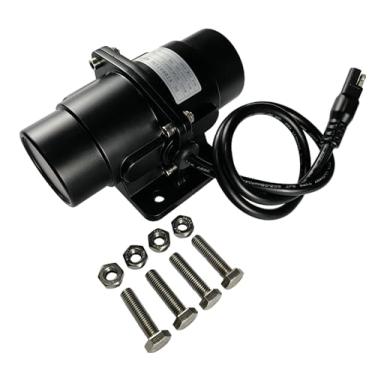 Imagem de Putec Vibration Motor Vibrador de 12 V CC de 90 kg para espalhador de sal e areia e misturador de concreto 4500 RPM força vibratória 90,7 kg