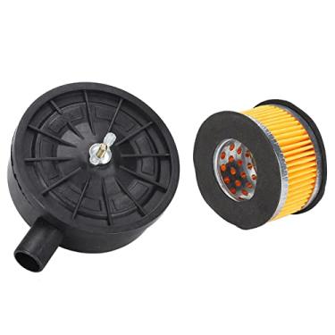 Imagem de Luqeeg Filtro Silenciador de Compressor de Ar Silenciador de Ruído Preto para Portas de Exaustão de Caldeiras, Acessório Ideal para Redução de Ruído, Amplo Uso para Sopradores, Geradores, Bombas e