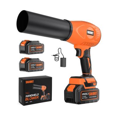 Imagem de SNJORT Soprador de folhas elétrico sem fio para limpeza de pátio A20