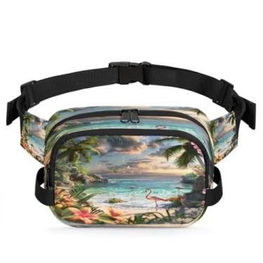 Imagem de Pochete de flores coloridas de girassol para mulheres e homens com alça ajustável, bolsa transversal, bolsa de peito, bolsa de bumbum, Cor 4