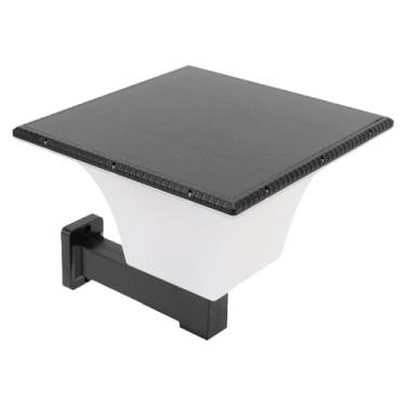 Imagem de Hyuduo Alpendre Solar Post Light Light Multifuncional 4 Modos de Iluminação 6W Painel Solar 6000mAh Bateria IP65 à Prova D'água Com Sensor de Luz Inteligente para o Jardim (2311 luz branca)