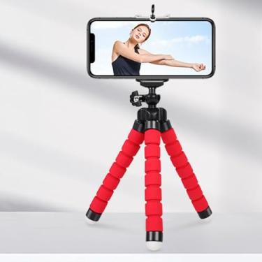 Imagem de Suporte de tripé portátil para telefones celulares e pequenas câmeras digitais