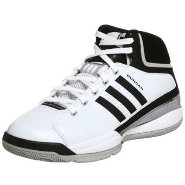 Imagem de adidas Tênis de basquete masculino TS Lightswitch, branco/preto/prata, 10