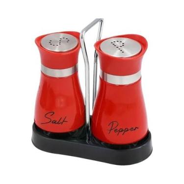 Imagem de Conjunto De Frascos De Vidro Ajustáveis E Recarregáveis Para Temperos 