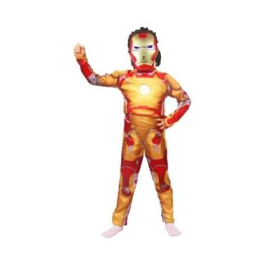 Imagem de Homem de ferro cosplay macacão vingadores super-herói halloween carnav