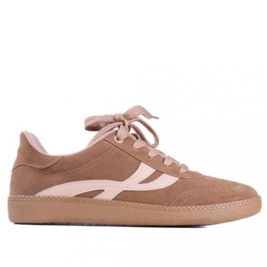 Imagem de Tênis Feminino Casual Quiz 691739, Amêndoa, 35