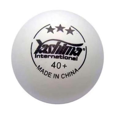 Imagem de Bola Tênis De Mesa Yashima 3 Estrelas ITTF Unissex-Unissex