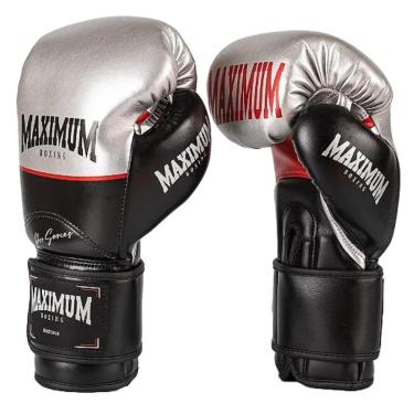 Imagem de Luva de Boxe Muay Thai Profissional Silver Maximum Pro Series-Unissex