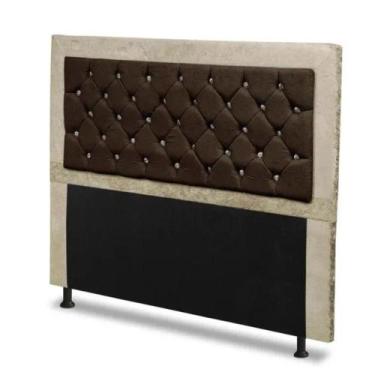Imagem de Cabeceira Casal Queen 160 cm Para Cama Box Berlim  Suede Animale Marfi