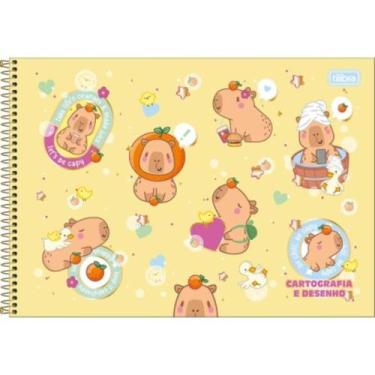 Imagem de Caderno De Cartografia E Desenho Capyclub 80fls Capa Sortida - Tilibra