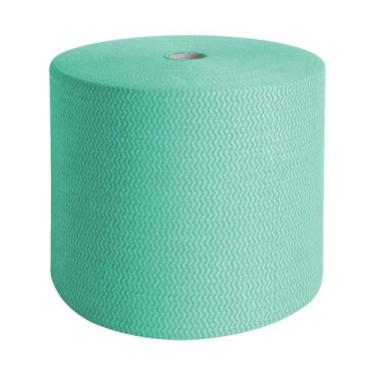 Imagem de Rolo De Pano Tipo Perfex 28cm X 300m Mr. Plus Verde - Mr Plus