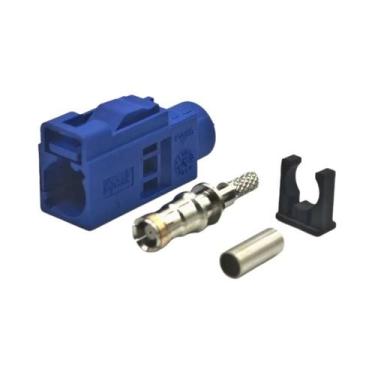 Imagem de Adaptador Conector Crimp Fakra Fêmea Para Antena De Rádio FM GPS Mascu