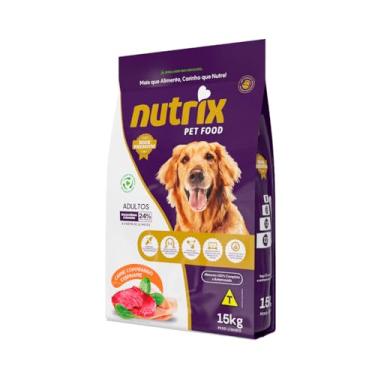 Imagem de Ração NUTRIX High Premium Cães Filhotes Carne Beterraba 15Kg