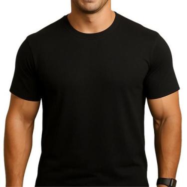 Imagem de Camiseta Basica Malha PV Gola Redonda Casual Trabalho - Fardas Uniform