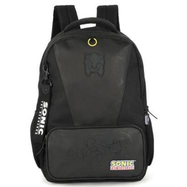 Imagem de Mochila de Costas Escolar Juvenil Sonic-Masculino