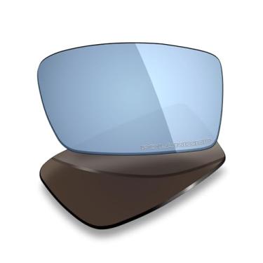 Imagem de Mryok Lentes de reposição ultra polarizadas compatíveis com óculos de sol Arnette Fuzzy AN4187, HD Polarized, proteção UV, resistente a impactos e ajuste perfeito - azul profundo