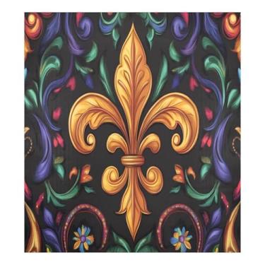 Imagem de Blueangle Máscara de carnaval para máquina de lavar louça, capa frontal para lava-louças, adesivos de eletrodomésticos, adesivos de eletrodomésticos, adesivo magnético decorativo de 58,4 cm C x 66 cm