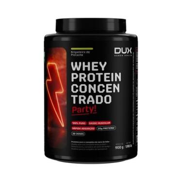 Imagem de Whey Protein Concentrado Pote (900g)Brigadeiro de Pistache - Dux Human