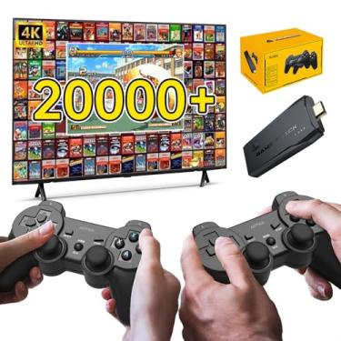 Imagem de Nostalgic Time Machine.Retro Gaming Console 20000+ Games,Game Stick 4k,Video Games with Dual 2.4G Wireless Controllers,Retro Game Stick.Plug & Play Video Games(64GB)