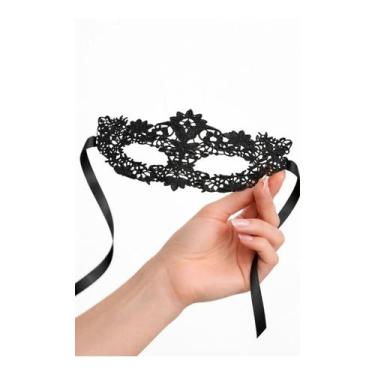 Imagem de Máscaras Feminina de Renda Preta Veneziana para Baile - Lovely Vibe, F