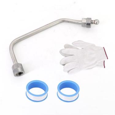 Imagem de Dokili Tubo de alimentação de combustível intermediário 12677004 compatível com GMC Savana 2500 2018-2021 GMC Sierra 1500 Yukon 2014-2020 Bomba de alta pressão para trilho 12618337