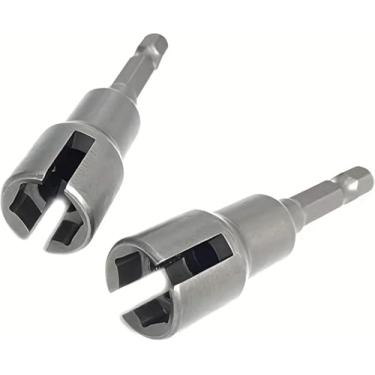 Imagem de Adaptador de chave de soquete de haste hexagonal, barra de extensão de broca resistente para furadeiras elétricas e ferramentas manuais