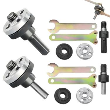 Imagem de Kit de biela adaptador de moagem de ângulo de conversão para furadeira elétrica, conjunto de bielas de moedor de ângulo de broca elétrica, adaptador de mandril de mandril de mandril de 6 e 10 mm com