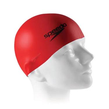 Imagem de Touca De Natação Speedo 100% Silicone Flat Cap Adulto-Unissex