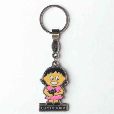 Imagem de Chaveiro Em Metal Lembrancinha Presente Contadora Profissões - Profiss