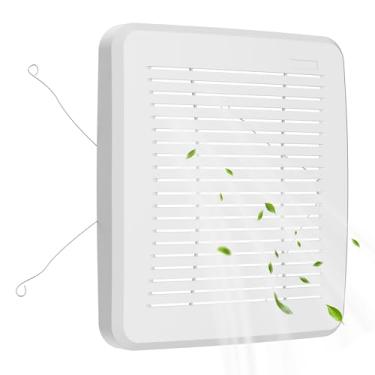 Imagem de FGR101 Substituição Quadrada Banheiro Ventilador Exaustor Grade Capa Compatível com Ventiladores de Ventilação Bro-an-Nu-Tone Pequeno/Médio/Grande, Serve nos Modelos 670 671 688,9,25 cm x 24,8 cm x