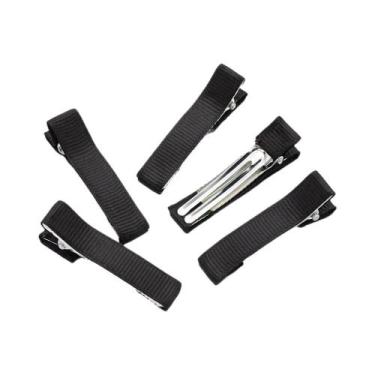 Imagem de Presilhas De Cabelo Multicoloridas Em Formato De Jacaré Com Fita, 20 P