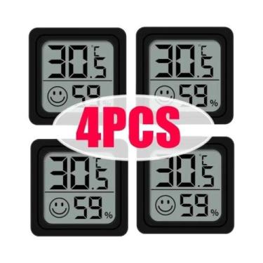 Imagem de Termômetro Digital Interno E Externo Com Higrômetro E Monitor LCD Para