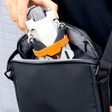 Imagem de Protetor e Trava de Hélices para Drone DJI Mini 3 e Mini 3 Pro Cor Laranja