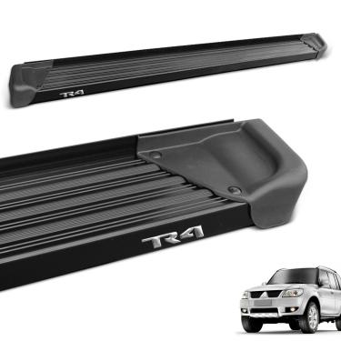Imagem de Estribo Lateral Pajero Tr4 2005 a 2015 Aluminio Preto A3
