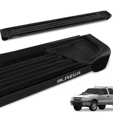 Imagem de Estribo Lateral Blazer 1995 a 2011 Aluminio Preto A1