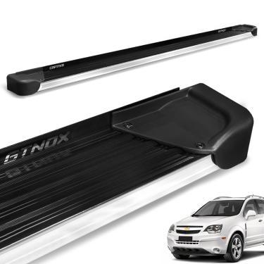 Imagem de Estribo Lateral Captiva 2008 a 2017 Alumínio Preto A4