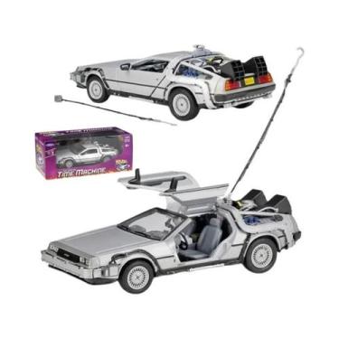 Imagem de Brinquedo Para Meninos Welly 1:24 DMC-12 Delorean Máquina Do Tempo De 
