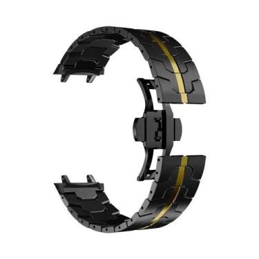 Imagem de Pulseira Ajustável De Aço Inoxidável Para Smartwatch Amazfit T-REX 3 -