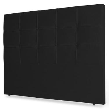 Imagem de Cabeceira Estofada Cama Box Casal Queen Size Fiorella 160cm Suede Pret