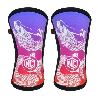 Imagem de Joelheira Alta Performance - 7mm - Oriental Roxo- (Par)-Unissex