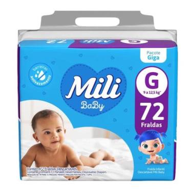 Imagem de Fralda Mili Baby Giga G 72 Unidades